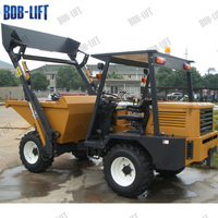 Offre Spéciale mini dumper de 3 tonnes avec équipement de chargement automatique benne basculante hydraulique benne basculante avant 4*4 entraînement sans cabine