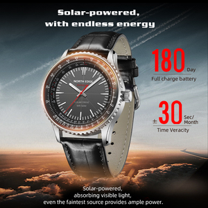 Reloj Digital para Hombre NORTH EDGE EVOQUE 3, Energía Solar, Reloj Deportivo Ecológico para Hombre, Luminoso, Resistente al Agua, Envío Directo - Product Image 2
