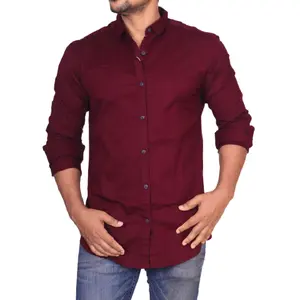 고품질 캐주얼 셔츠 새로운 단색 비즈니스 경력 작업복 남성용 비 철 인과 셔츠 맞춤형 브랜드 및 로고
