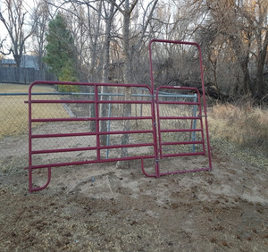 El mejor panel de valla de caballo portátil para <span class=keywords><strong>corrales</strong></span> de caballos, pluma redonda de caballo de tubo de acero galvanizado de 6 '-9', corral de poni/alpaca - Product Image 4