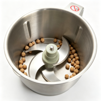 Robot culinaire multifonction en acier inoxydable 304 pour légumes, ail, viande, oignon, gingembre, pois chiches, fromage et machine à boulettes de viande