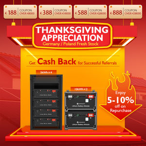 بطارية Lifepo4 بدورة عميقة بجهد 48 فولت 100 أمبير/ساعة 200 أمبير/ساعة 300 أمبير/ساعة 1000 أمبير/ساعة طاقة شمسية حزمة ليثيوم 15 كيلو وات/ساعة - Product Image 2