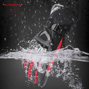 <span class=keywords><strong>Gants</strong></span> de cyclisme d'<span class=keywords><strong>hiver</strong></span> à doigts entiers pour hommes, polaire antidérapante compatible avec écran tactile étanche pour les sports de plein air, la moto - Product Image 2