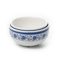 Bol à soupe unique rond en mélamine de 4 pouces pour restaurant de style chinois