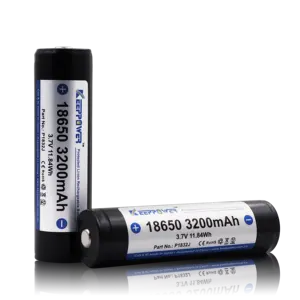 KeepPower 3200mAh 18650 protected li-ion rechargeable battery 3.7V P1832J