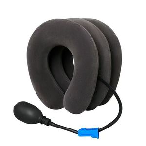 Inflatable Neck Support <b>Pillow</b> <b>U</b>-<b>Shape</b> Soft Breathable Portable Travel <b>Pillow</b> for Home Use - Product Image 2