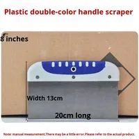 Tôle industrielle atomique Tôle d'acier grise Pelle à peinture en aérosol Grattoir à mastic pour voiture Manche en plastique Lame en acier inoxydable pour