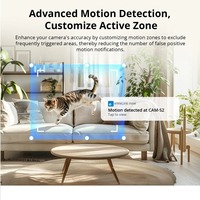 Caméra WiFi HD 1080P SONOFF CAM-S2, sécurité domestique, détection de mouvement, alerte, audio bidirectionnel interactif en temps réel, compatible Alexa et Google