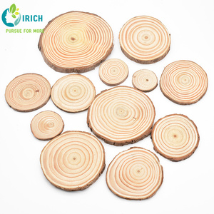 Đánh bóng gỗ thông chip với vỏ cây DIY Giáng sinh bằng gỗ Slice cho Craft - Product Image 3