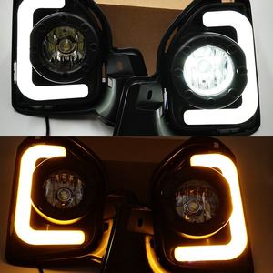 Luz Antiniebla <span class=keywords><strong>LED</strong></span> LUFENG para TOYOTA HIACE DRL 2014-2018 con Intermitentes, 12V, ABS, Lámpara de Coche <span class=keywords><strong>LED</strong></span>, Luz Diurna <span class=keywords><strong>LED</strong></span> - Product Image 5