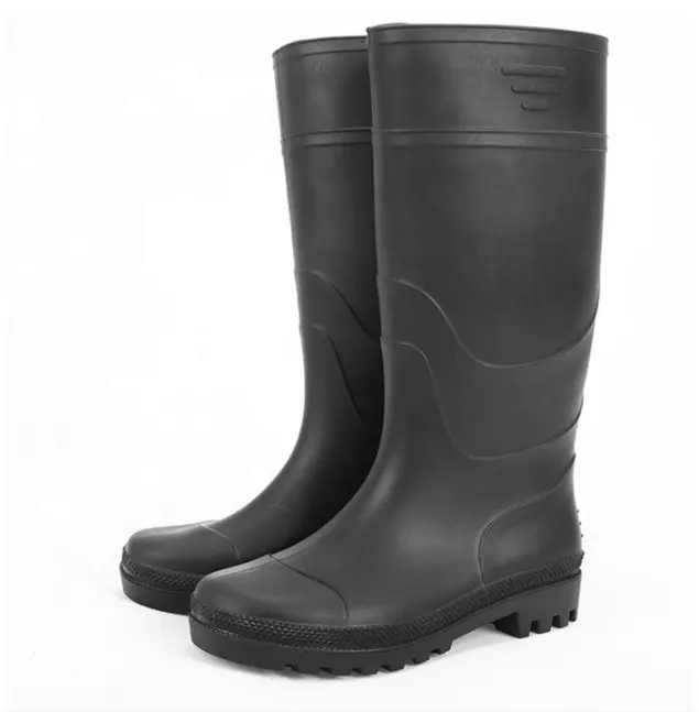 Men's Rain Boots High-cylinder Overshoes Plastic Working Livestock Farm Shoes