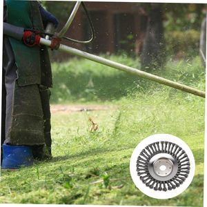 Premium 1 Set ruota a 8 fili per diserbo testa tagliaerba accessori filo ruota spazzola erba per attrezzi da giardino - Product Image 4