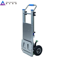 Chariot Électrique Silencieux pour Escaliers, Châssis en Acier Épaissi de 2 mm, Transporteur de Marchandises Renforcé pour Bouteilles Lourdes