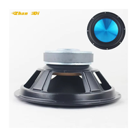 Subwoofer de voiture 10 pouces 120W RMS, panier en fer, bobine simple, bleu