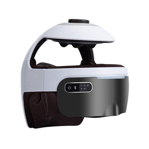 Casco Inteligente con Bluetooth para Música, Masaje SPA para la <span class=keywords><strong>Cabeza</strong></span>, Vibración <span class=keywords><strong>de</strong></span> Pulpo, Presión <span class=keywords><strong>de</strong></span> Aire, Compresa Caliente, Control Remoto, Batería <span class=keywords><strong>de</strong></span> Litio - Product Image 2