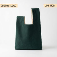 Dompet Pergelangan Tangan Ramah Lingkungan Bahan Corduroy, Dompet Mini Lucu, Tas Clutch, Logo Custom, Warna Custom, MOQ Kecil untuk Wanita