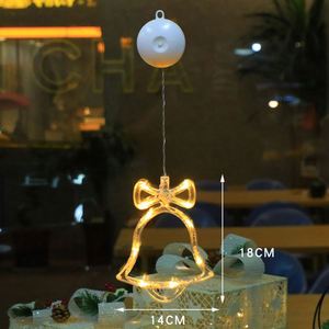 <b>Led</b> <b>Star</b> Moon Xmas Suction Cup Lamp Christmas Decorations for Home Wedding Party Window Hanging Ornaments - Product Image 5