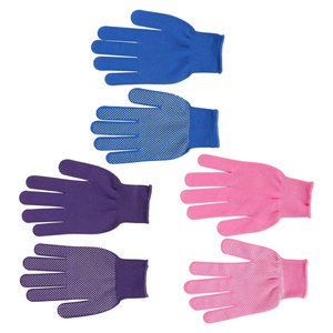 PVC noktalı pamuk + Polyester örme iş eldivenleri Anti kayma eldiven nokta ile - Product Image 5