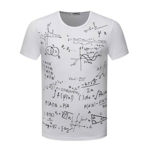 T-shirts à manches courtes personnalisés pour hommes, imprimés avec des équations de <span class=keywords><strong>calcul</strong></span>, durables, respirants, à séchage rapide, tendance - Product Image 2