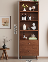 Meuble à vin moderne en bois écologique, étagère de rangement murale pour salon, vitrine, petit et moyen appartement, nouveau pour la maison