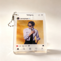 Gantungan Kunci Akrilik Custom Grosir untuk Photocard Idol Kpop, Plastik Fashion dengan Sablon Sutra, MOQ Rendah