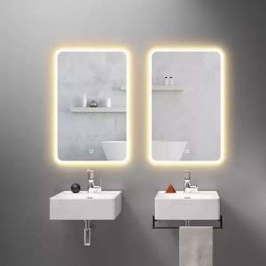 Tendance Moderne Décor À La Maison Écran Tactile Smart LED Illuminé Anti-Brouillard Miroir De Bain Gradation Bluetooth Haut-Parleur Personnalisable Vie - Product Image 1