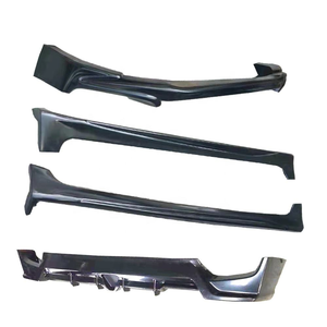 Kit Carrozzeria per Honda Fit Jazz Stile <span class=keywords><strong>Mugen</strong></span> 2014-2017 Labbro Anteriore/Posteriore Minigonne Laterali in Plastica ABS Paraurti Auto Parti Auto - Product Image 5