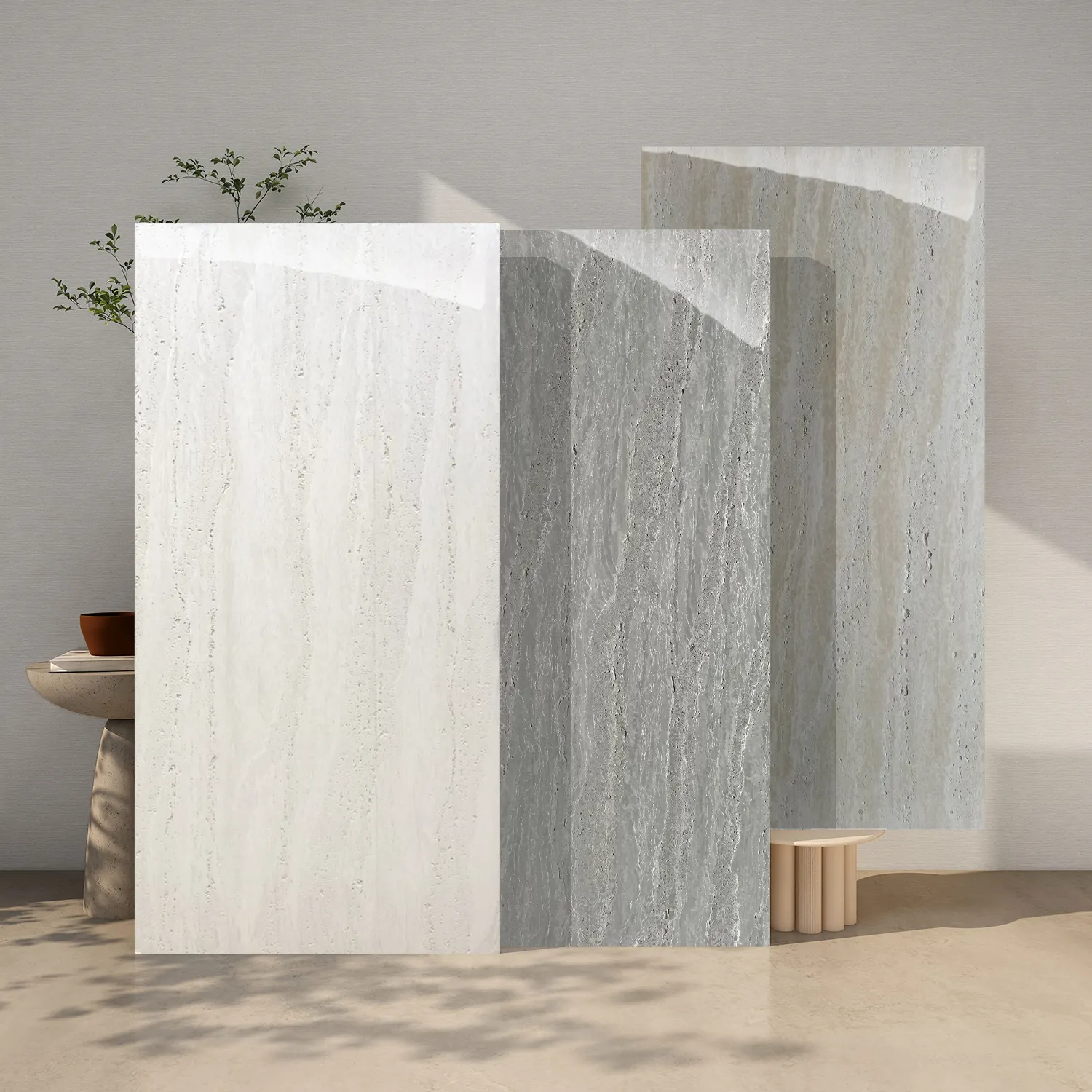 New material travertine marble samples offered interior exterior wall travertine stone tiles villa hotel and building 600*1200mm