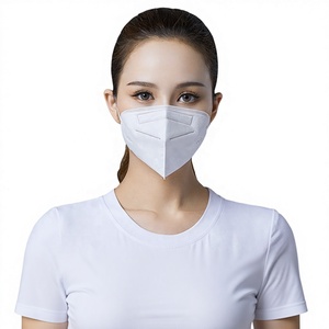 Masques faciaux Kn95 emballés individuellement, avec attaches <span class=keywords><strong>pour</strong></span> les oreilles, 5 couches, non tissés, norme GB2626, <span class=keywords><strong>pour</strong></span> usage quotidien - Product Image 2
