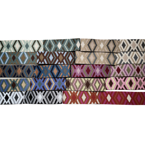 Thiết kế mới 5cm rộng hình thoi mô hình <span class=keywords><strong>Polyester</strong></span> jacquard vải của phụ nữ Túi dây đeo vai 50mm - Product Image 3