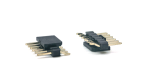 2.0mm Pitch Pin header Connector Single Row Right Angle SMT With Side Cover 1*6P - Product Image 6
