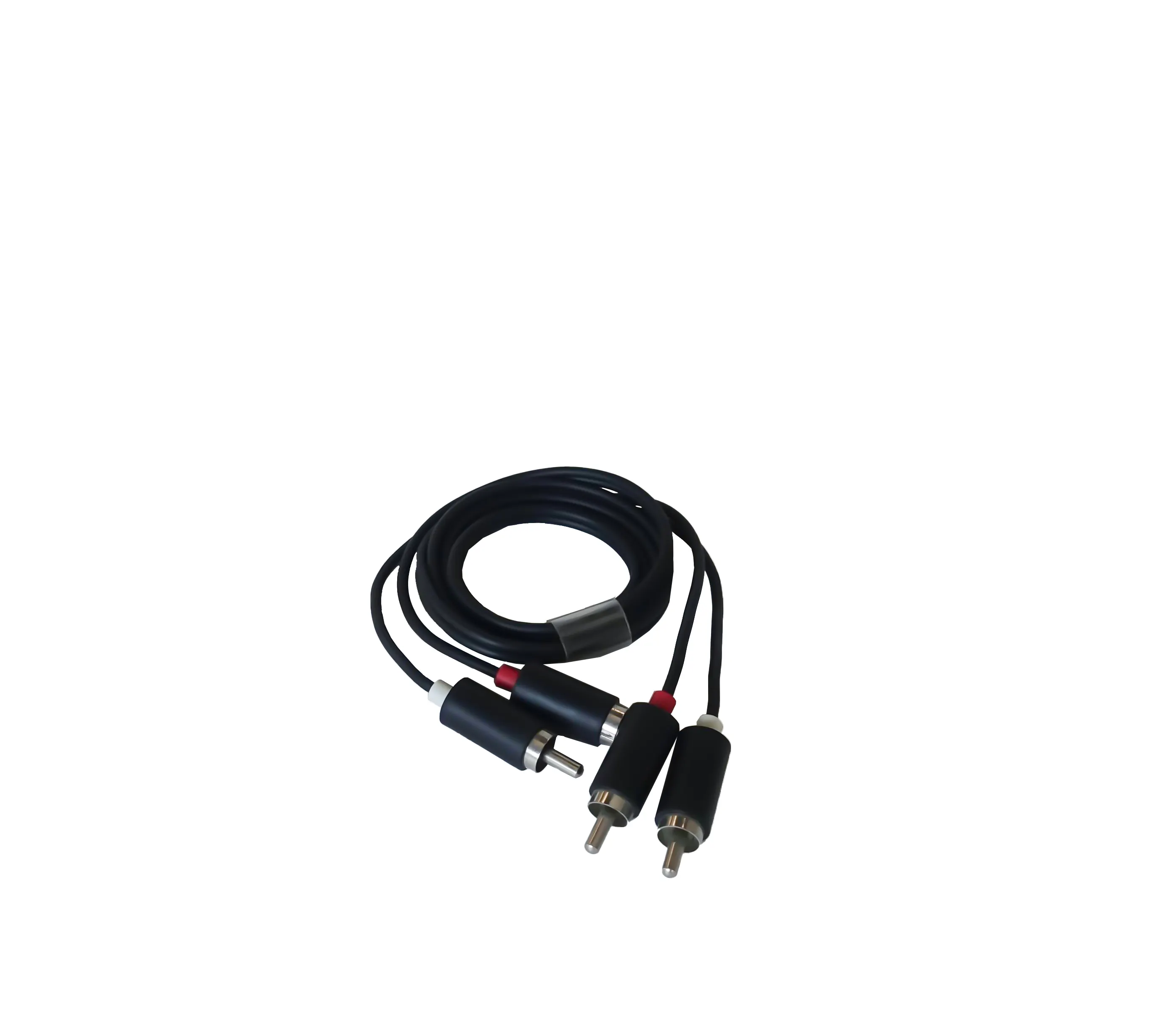 2RCA để 2 RCA nhà sản xuất 2 kênh để 2 kênh Nam đến Nam Cáp dây phụ kiện xe hơi âm thanh RCA để RCA cáp