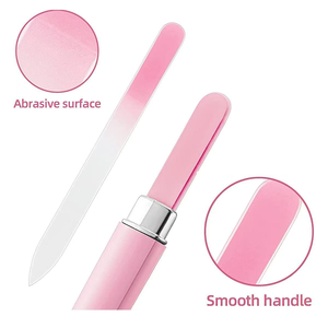 Herramienta <span class=keywords><strong>de</strong></span> manicura con logotipo personalizado, kits <span class=keywords><strong>de</strong></span> <span class=keywords><strong>uñas</strong></span> coloridas, <span class=keywords><strong>lima</strong></span> <span class=keywords><strong>de</strong></span> <span class=keywords><strong>uñas</strong></span> <span class=keywords><strong>de</strong></span> cristal <span class=keywords><strong>de</strong></span> cerámica con caja protectora <span class=keywords><strong>de</strong></span> plástico, venta al por mayor - Product Image 3
