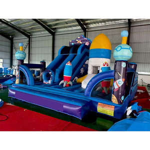 <span class=keywords><strong>Castillo</strong></span> Inflable con Tobogán Space Walk Rocket, <span class=keywords><strong>Castillo</strong></span> Hinchable de PVC con Diseño de Galaxia para Fiestas al Aire Libre y Eventos en <span class=keywords><strong>el</strong></span> Patio Trasero - Product Image 1