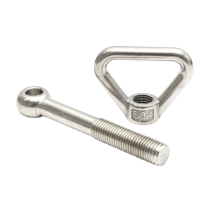 Boulon <span class=keywords><strong>articulé</strong></span> en acier inoxydable 304, écrou à <span class=keywords><strong>anneau</strong></span> de <span class=keywords><strong>levage</strong></span> triangulaire, vis articulée GB798, jeu d'écrous de suspension à vis M8-M20 - Product Image 2