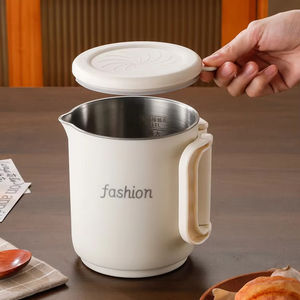 Portátil de aço inoxidável panela elétrica com <span class=keywords><strong>Cordless</strong></span> & Keep-Warm Características Mini chaleira para viagens RV Car Hotel Outdoor Use - Product Image 6