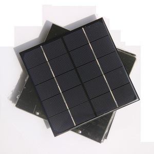 แผงโซลาร์เซลล์แบบโมโนคริสตัลไลน์ 132x132 มม. 3W 5V อีพ็อกซี่เรซิ่น โมดูลเซลล์แสงอาทิตย์ DIY - Product Image 3