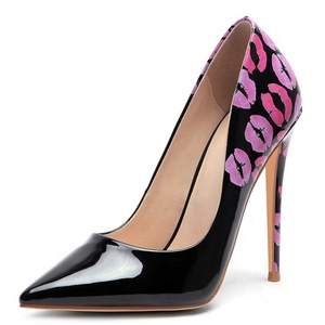 Women's Sexy Pointy Toe High Heel on Stiletto Pumps Large Size 45 Basic Dress <b>Shoes</b> Gradient Color Prom Party <b>Shoes</b> - Product Image 1