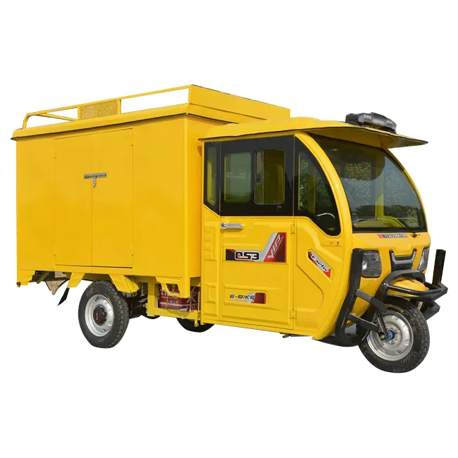 Electric Cargo Tricycle for Express Cargo Use Express and Courier Use Tuk Tuk Electric 3 Wheels Gnjypkd15800 Tricycle