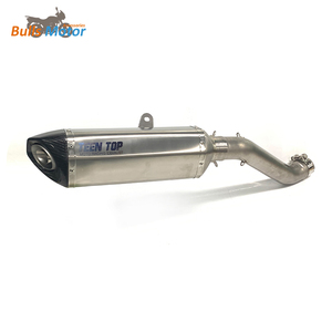 Capuchon d'extrémité en Fiber de carbone de moto d'échappement en titane pour Aprilia RSV4 <span class=keywords><strong>1000</strong></span>/Tuono V4 tuyau moyen de silencieux d'échappement d'usine <span class=keywords><strong>2021</strong></span> + - Product Image 1