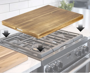 Grande Tavola Multifunzionale in Legno per Noodle con Manici per Piano Cottura Elettrico, Resistente e Facile da Pulire, Spessore 5cm - Product Image 3