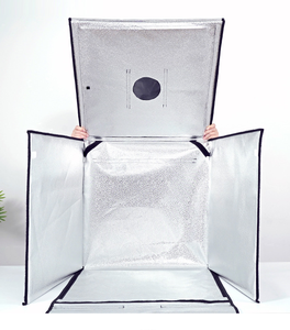 YUEYING5025B <span class=keywords><strong>Mini</strong></span> caja <span class=keywords><strong>de</strong></span> luz <span class=keywords><strong>de</strong></span> <span class=keywords><strong>estudio</strong></span> fotográfico nueva venta 25cm PVC Fotobox accesorio <span class=keywords><strong>para</strong></span> producto <span class=keywords><strong>de</strong></span> tamaño pequeño fotografía hecha <span class=keywords><strong>de</strong></span> nailon - Product Image 3