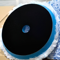 Outils de polissage de voiture ronds en microfibre 3 étapes de haute qualité, tampons de lustrage personnalisables avec support OEM pour l'entretien de la carrosserie automobile