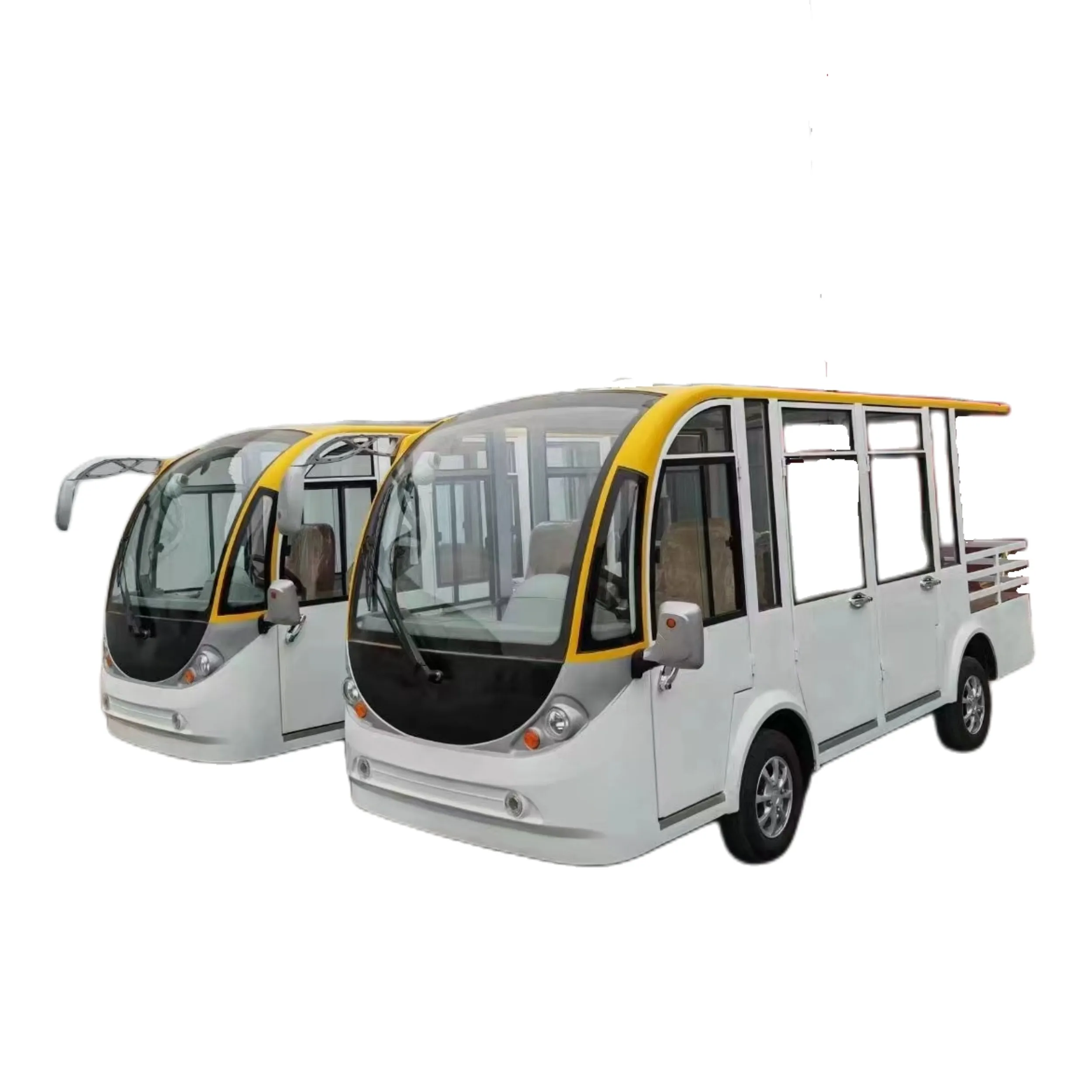 Brand New style Factory 2+2 Seat Sightseeing Bus Club Cart Golf Buggy Hunting Car with CE Certification
