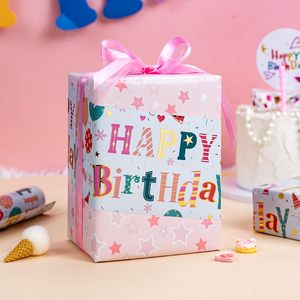 Papel de Regalo de Cumpleaños, 17 Pulgadas x 16.5 Pies, Diseño Colorido para Manualidades y Regalos - Product Image 6