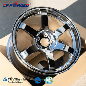 <span class=keywords><strong>Jantes</strong></span> forgées CFFORGED 18 19 <span class=keywords><strong>pouces</strong></span> 5x114.3 5x120 style TE37 pour Nissan GTR Subaru Sti Bronze Satiné Monobloc Racing Car Rims - Product Image 3