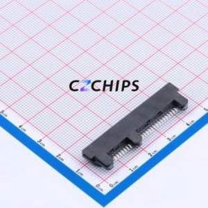 SATA-ZL-PWB Hard Drive Connector (SAS/SATA/M.2) Through hole Component (THT) Connector SATA Male 22P Clamp Plate - Product Image 2