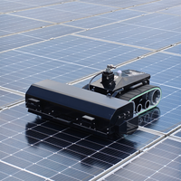 Robot de nettoyage de panneaux solaires LEOPARRDUST LD-X6 Mini, léger, facile à utiliser pour une personne, avec contrôle de croisière.