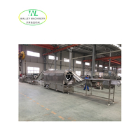 Walley Nieuwe Automatische Industriële Groente & Fruit Dehydratie Verwerkingslijn 2mt/Uur Capaciteit 380V