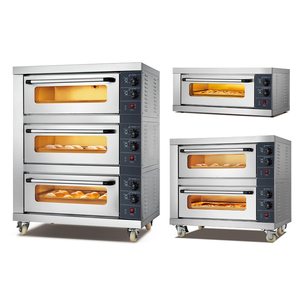 Forno Elettrico Commerciale Personalizzabile a 3 Livelli per Panetteria, Professionale per Pane, Pizza e Torte, Grande Capacità, <span class=keywords><strong>Potenza</strong></span> 3200W - Product Image 1